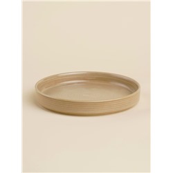 Тарелка SL Home «Песчаный бриз», d=19 см, фарфор, бежевая