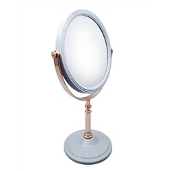 Rama Rose Зеркало косметическое двустороннее настольное K475, овальное, 16,5 x 19,7 см 24486