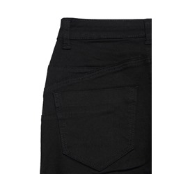 Skinny CONTE CON-149 Моделирующие джинсы skinny push-up Premium Stay Black с высокой посадкой