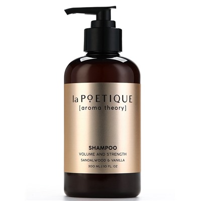 Шампунь для волос, объём и сила, 300 мл, аромат сандала и ванили, LA POETIQUE