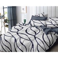 Постельное белье поплин эксклюзив на молнии - Гвен