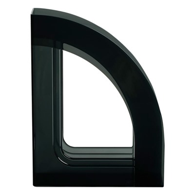 Лоток для бумаг вертикальный  70 мм Респект тонированный черный ЛТВ-30858 Стамм