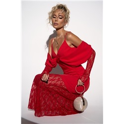 Кружевная юбка Пэрис (красный)