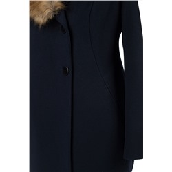 02-2343 Пальто женское утепленное(пояс)