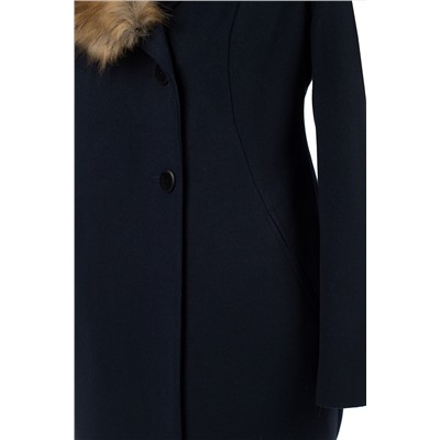 02-2343 Пальто женское утепленное(пояс)