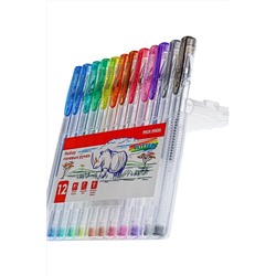 Набор ручек гелевых  с блестками GLIITER (РГ-6652)