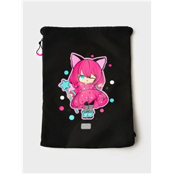 Сумка-мешок текстильная для девочек