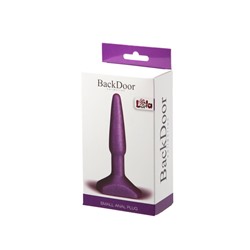 Фиолетовый анальный стимулятор Small Anal Plug Purple - 12 см.