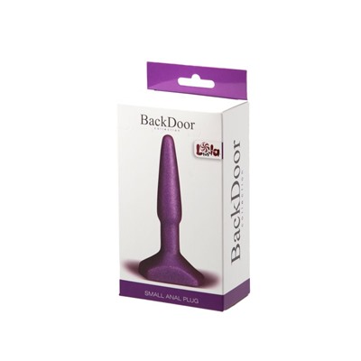 Фиолетовый анальный стимулятор Small Anal Plug Purple - 12 см.