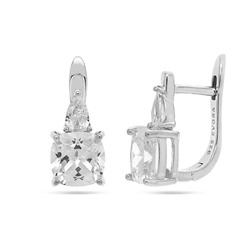Серьги из серебра куб.циркон., МЦВА364