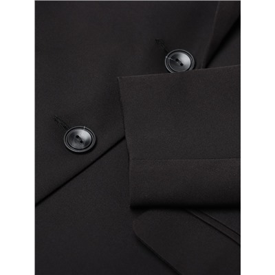 Пиджак женский с накидкой MINAKU: Casual Collection, чёрный, размер 50