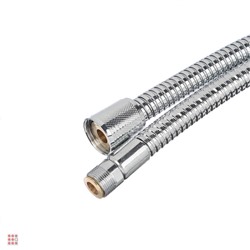 Шланг для смесителя с выдвижной лейкой 125см, хром