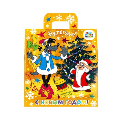 Новогодний подарок, сладкий, детский «Ну Погоди!», детский, 500 г