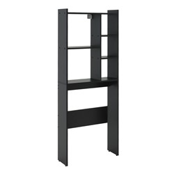 Стеллаж напольный «Комфорт» №1, над стиральной машиной, 673×220×1696 мм, цвет графит