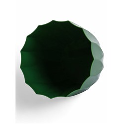 Кашпо для цветов «Флюте», 1.9 л, d=16 см, h=14.5 см, пластик, цвет малахит