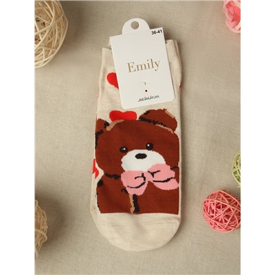 Носки р. 35-40 Медведь короткие / L813 /уп 10/1200/ ОДНА ПАРА/ МАРКА