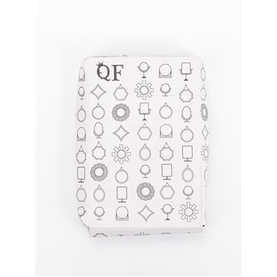 Зеркало настольное, двустороннее, с увеличением, d зеркальной поверхности 10 см, цвет золотистый