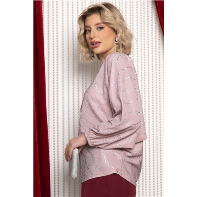 Блуза Путь к сердцу НЬЮ (бежево-розовая) Б14946-30М