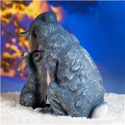 Садовая фигура из полистоуна «Зайчиха и зайчонок», 36×34 см