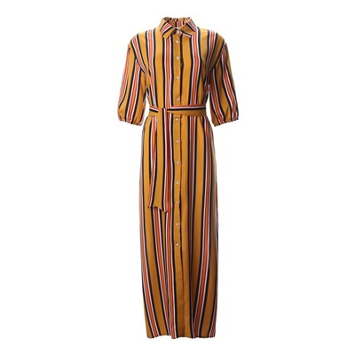 Платье-туника женское MINAKU: Enjoy, жёлтое, размер 46