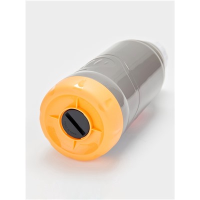 Термос 1 л, 11×31 см, со стеклянной колбой, пластик, жёлтый