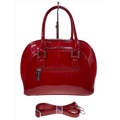 Женская сумка из искусственной кожи, цвет красный