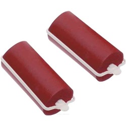 Dewal Beauty Бигуди резиновые, 22 мм, красный 3911