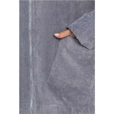 Жакет вельветовый Реджина (серый) Б14564-9М