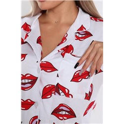 Пижама с шортами 908 Губы НАТАЛИ, 1182887