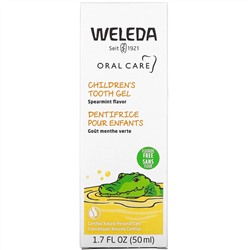 Weleda, детский зубной гель, мятный, 50 мл (1,7 жидк. унции)