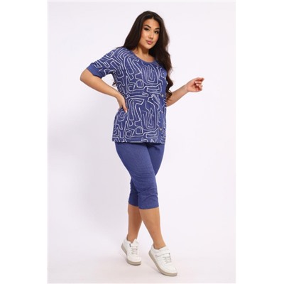 Костюм женский КБЖЖ0053В (Синий)