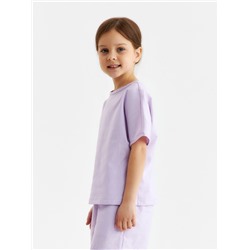 Футболка детская MINAKU, сиреневая, рост 134 см