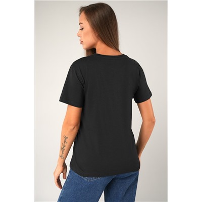 Женская базовая хлопковая футболка Happyfox