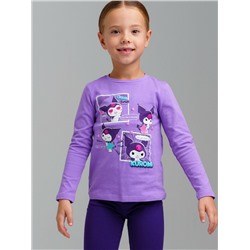 Фуфайка трикотажная для девочек (футболка с длинными рукавами)