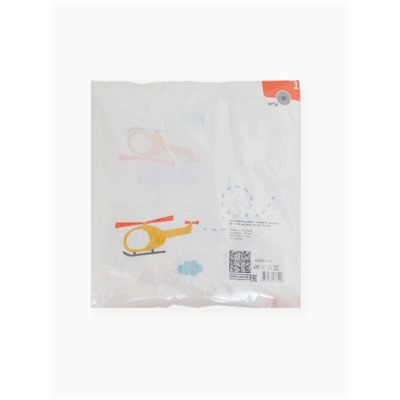 Простыня на резинке ясельная «Крошка Я. Машинки», 60×120+20 см, бязь