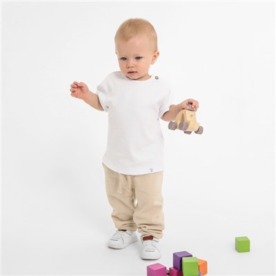 Штанишки детские MINAKU: Basic Line BABY, рост 62-68 см, бежевые