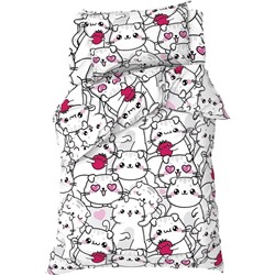 Постельное бельё 1.5-спальное «Этель» Sweet cats, бязь