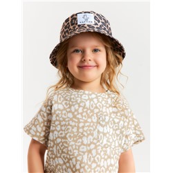 Футболка для девочки из муслина KAFTAN, бежевая, рост 128 см