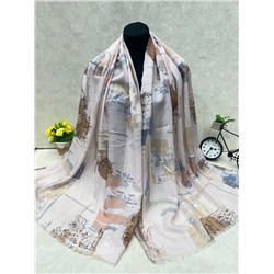 Легкий платок на голову и шею, мультицвет