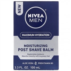 Nivea, Men, максимальное увлажнение, увлажняющий бальзам после бритья, 100 мл (3,3 жидк. унций)