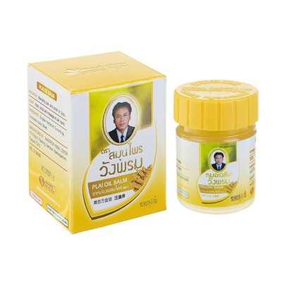 Фитобальзам для тела WangProm жёлтый от мышечной боли, 5 г.