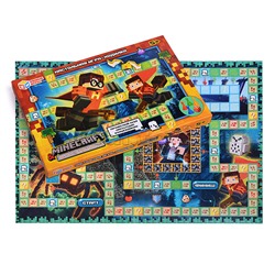 Настольная игра "Школа чародейства и по мотивам Майнкрафт" 217х330х27 мм