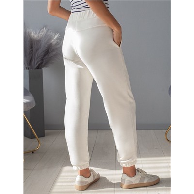 Брюки из петельчатого футера-трехнитки