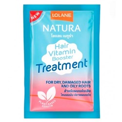 Маска - бустер Lolane для сухих и поврежденных волос с жирными корнями (пробник)
