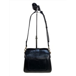 Женская сумка из искусственной кожи, цвет черный