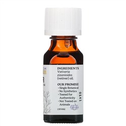 Aura Cacia, Чистое эфирное масло, ветивер, 15 мл (0,5 жидк. унции)
