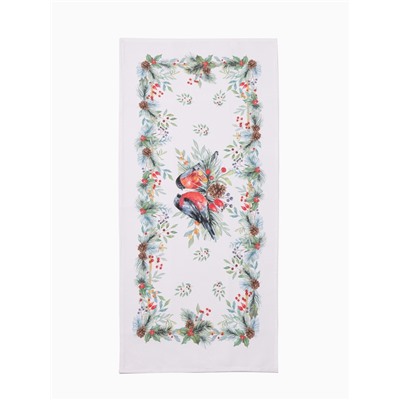 Дорожка новогодняя на стол «Этель» Christmas bells 30×70±5 см, 100% хл, саржа 190 г/м²