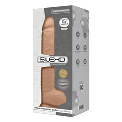 Телесный фаллоимитатор-гигант Model 1 - 38 см.