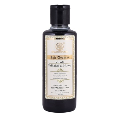 Khadi Natural Шампунь с Шикакай и Медом - без СЛС 210мл