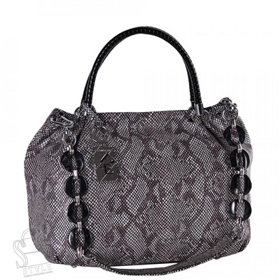Сумка женская кожаная 8057-8-41 gray purple Polina&Eiterou/30